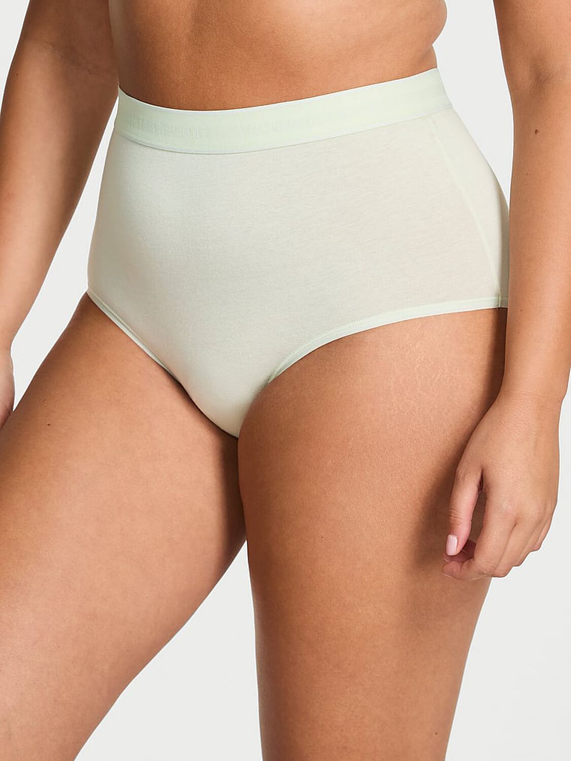 vs Cotton Logo Cotton Modern Brief Panty Mint Crush 1 of 2 