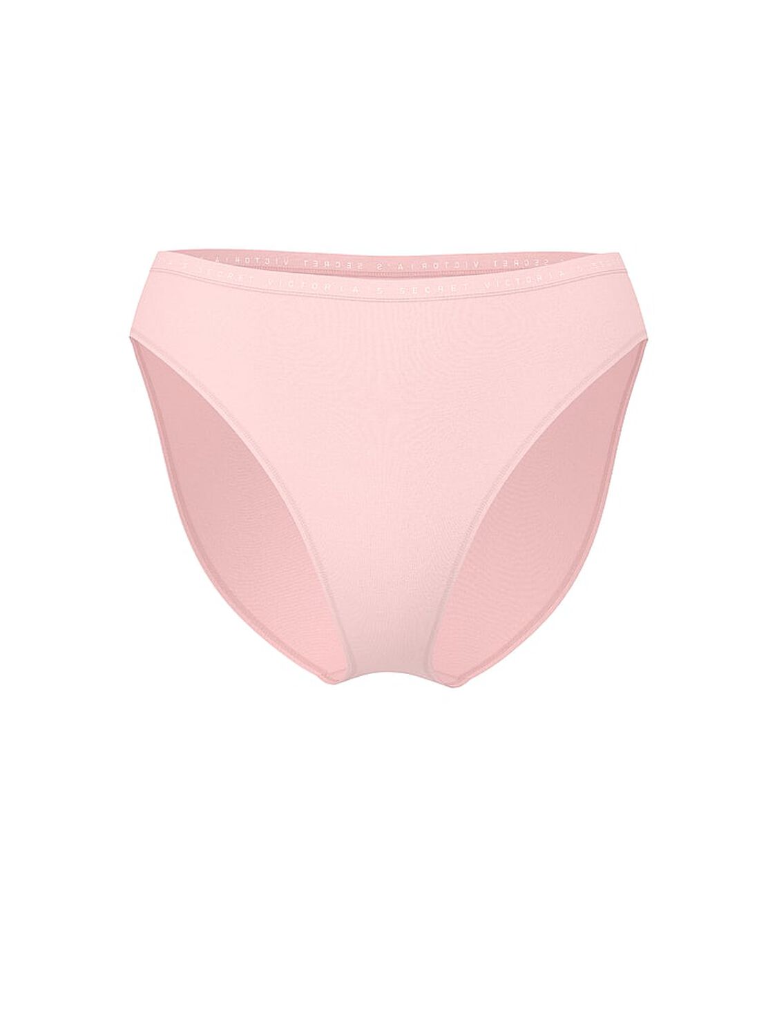 vs Victoria's Secret Stretch Cotton High-Leg Brief Panty Angel Pink 3 of 3 