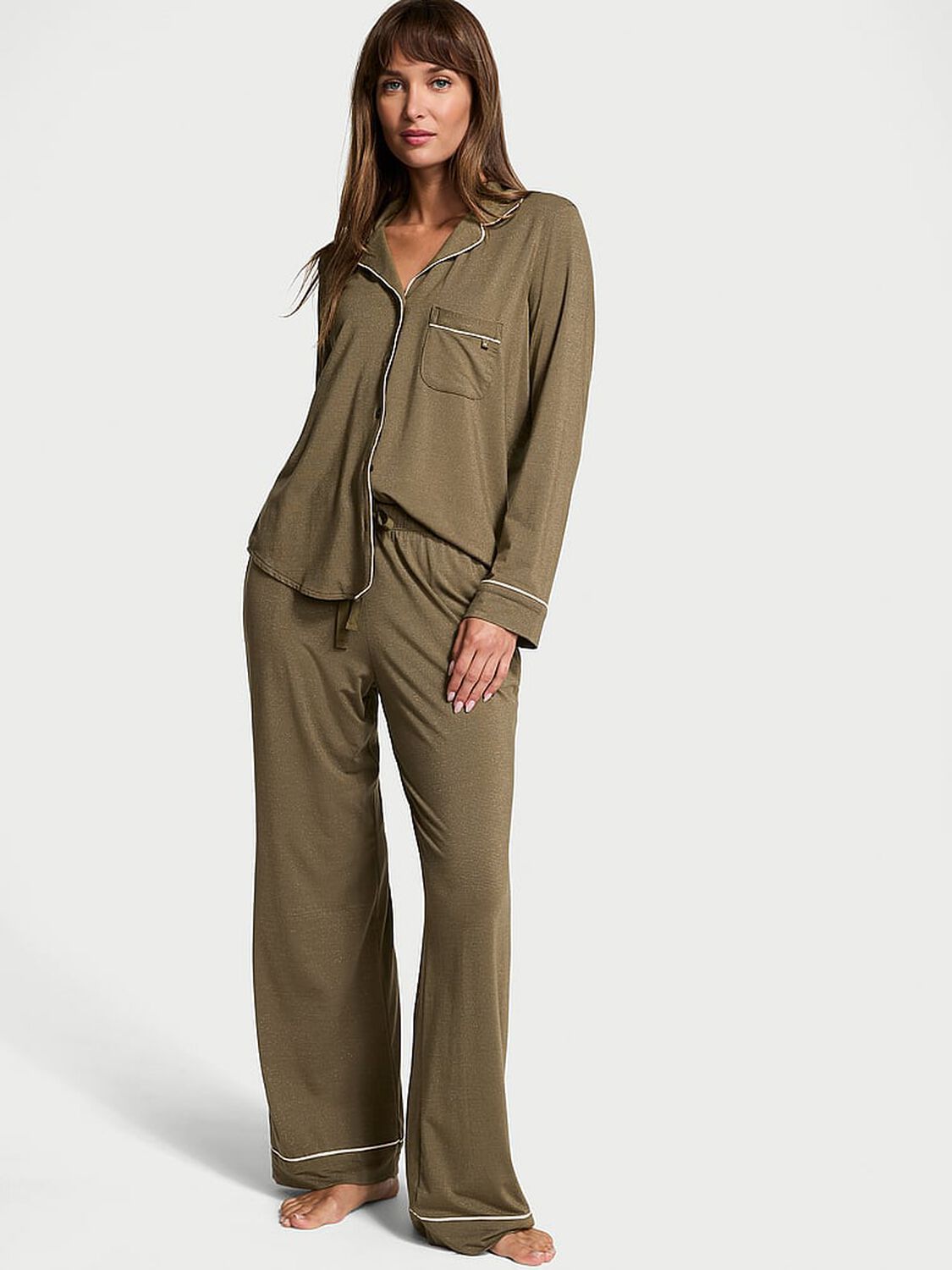 vs Victoria's Secret Modal Long Pajama Set 1 of 3 