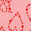 Logo Cotton Thong Panty, Petal Pink Logo Hearts, swatch