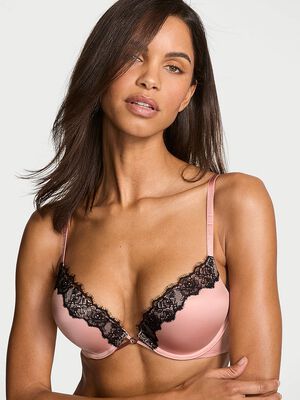 Bombshell Add-2-Cups Lace-Trim Push-Up Bra