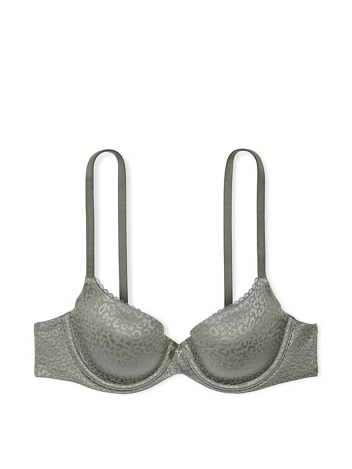 vs Body By Victoria Lightly Lined Demi Bra Expedition Green 3 of 3 