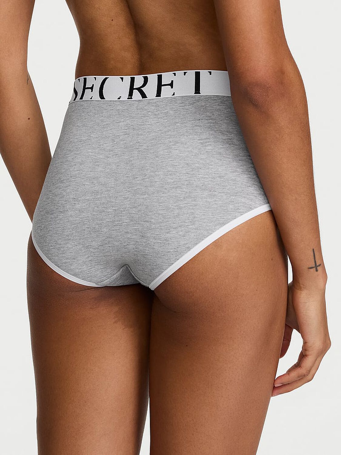 vs Cotton Exploded Logo Cotton Modern Brief Panty Medium Heather Grey 2 of 4 