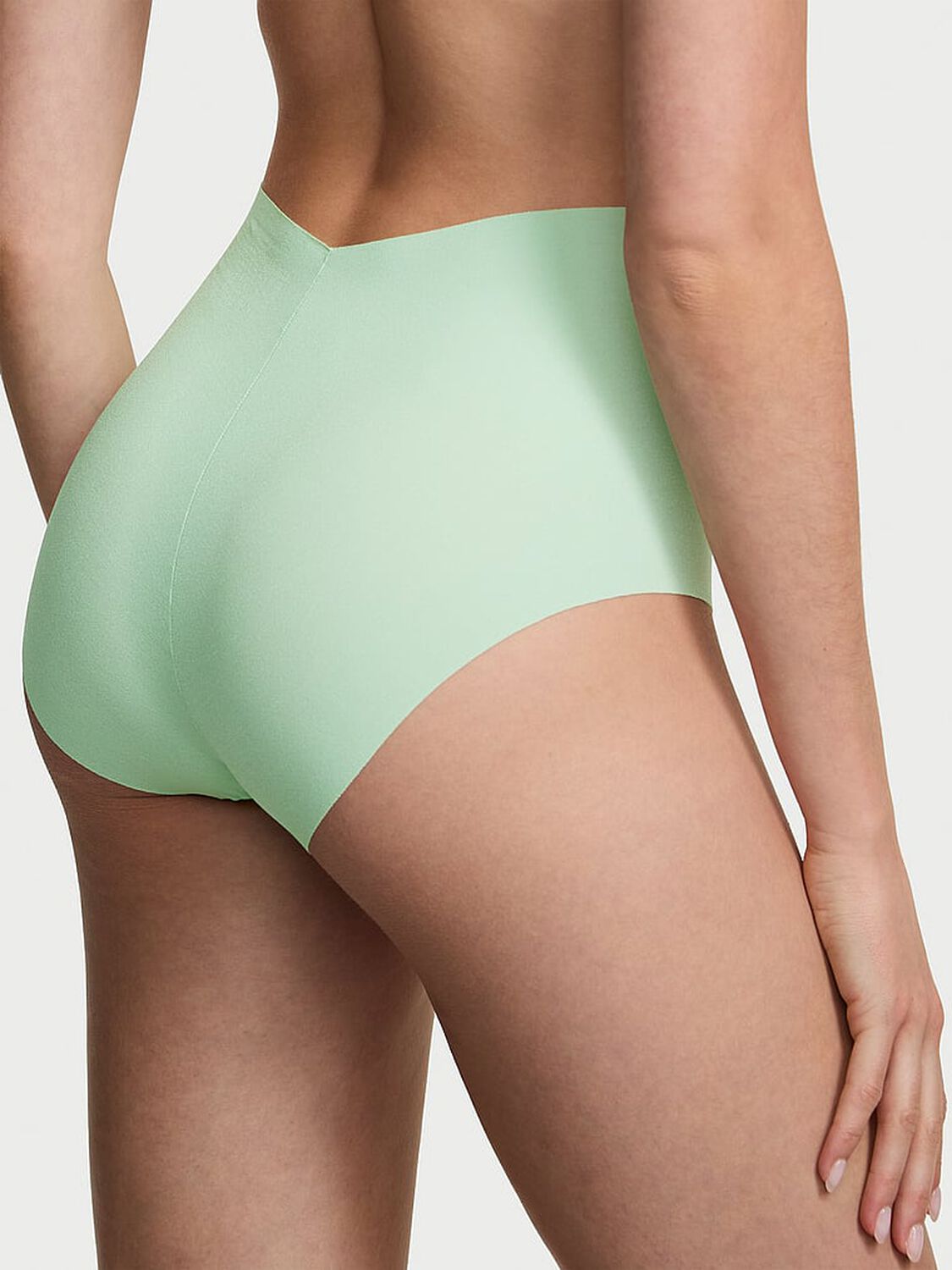 vs No-Show No-Show High-Waist Brief Panty Pretty Mint 2 of 3 