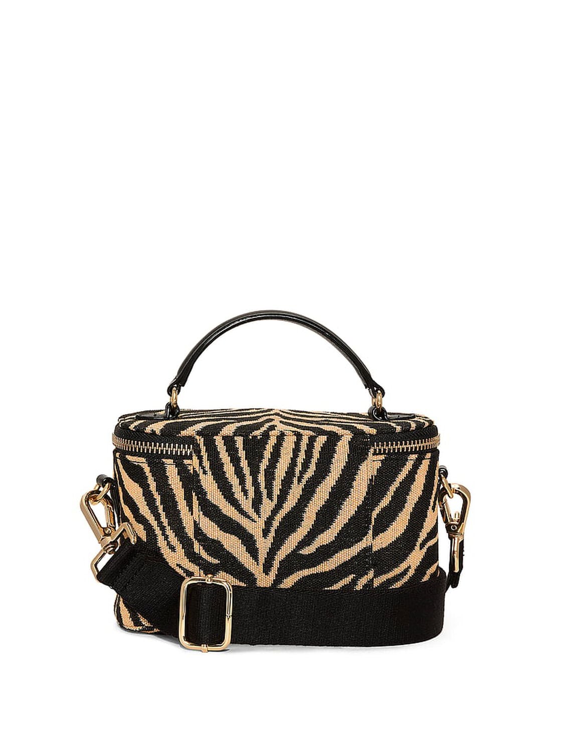 vs Victoria's Secret Small Train Case Crossbody Bag Tiger 2 of 2 