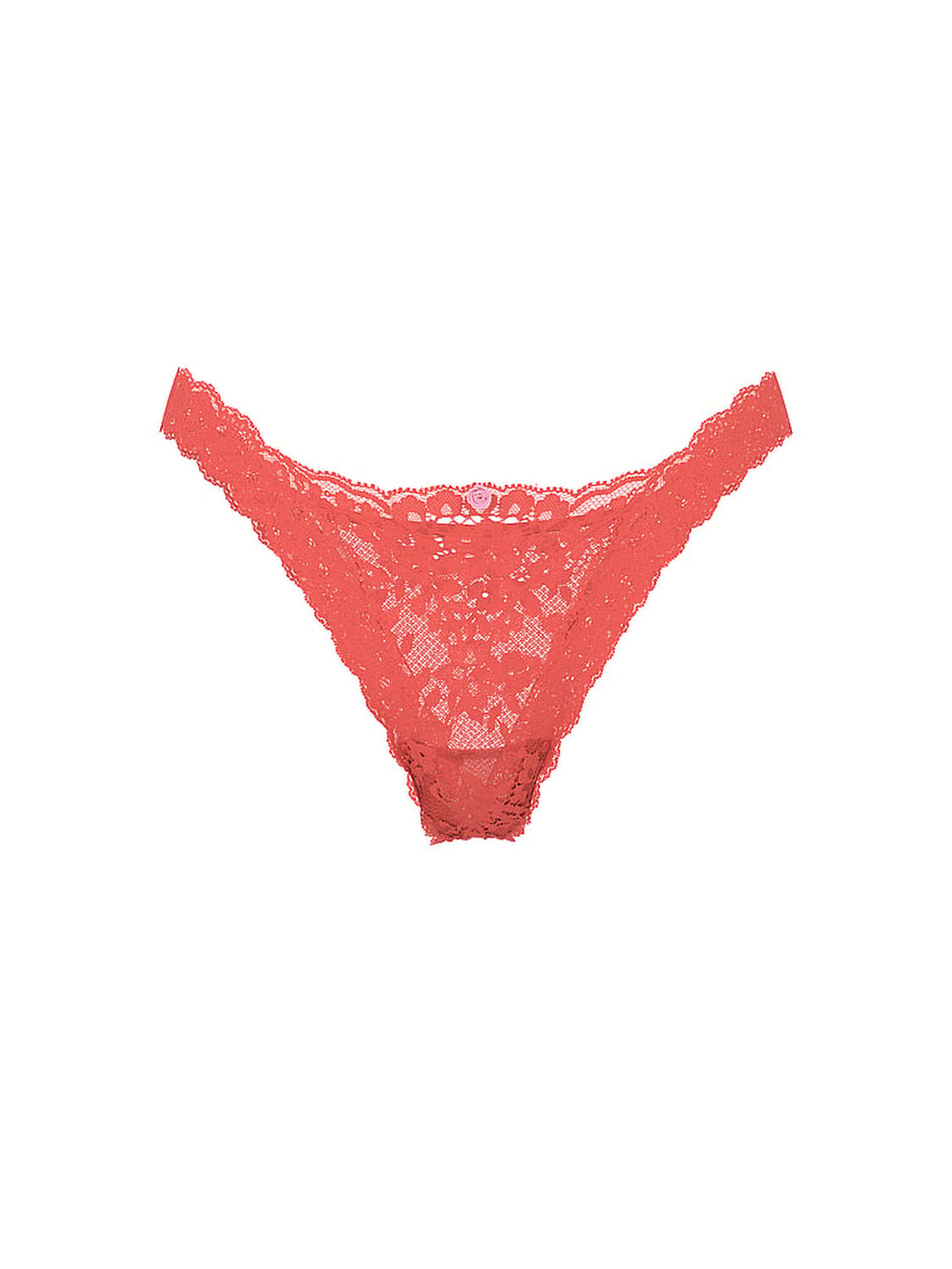vs Dream Angels Lace Brazilian Panty Cactus Flower 3 of 4 