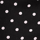 Flannel Short-Sleeve Long Tee-Jama Set, Black Aspirin Dot, swatch