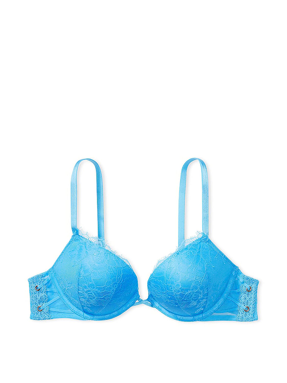 vs Very Sexy Bombshell Rose Lace & Grommet Push-Up Bra 3 of 4 