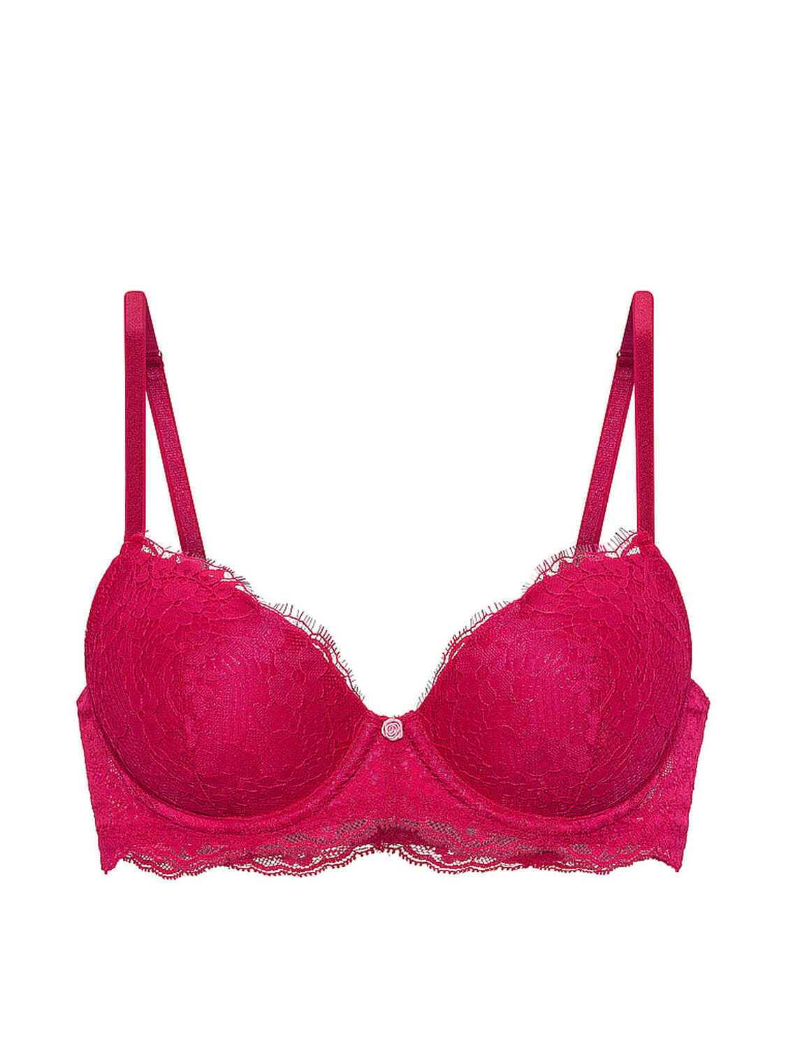 vs Dream Angels Lace Lightly Lined Classic Coverage Demi Bra 3 of 3 