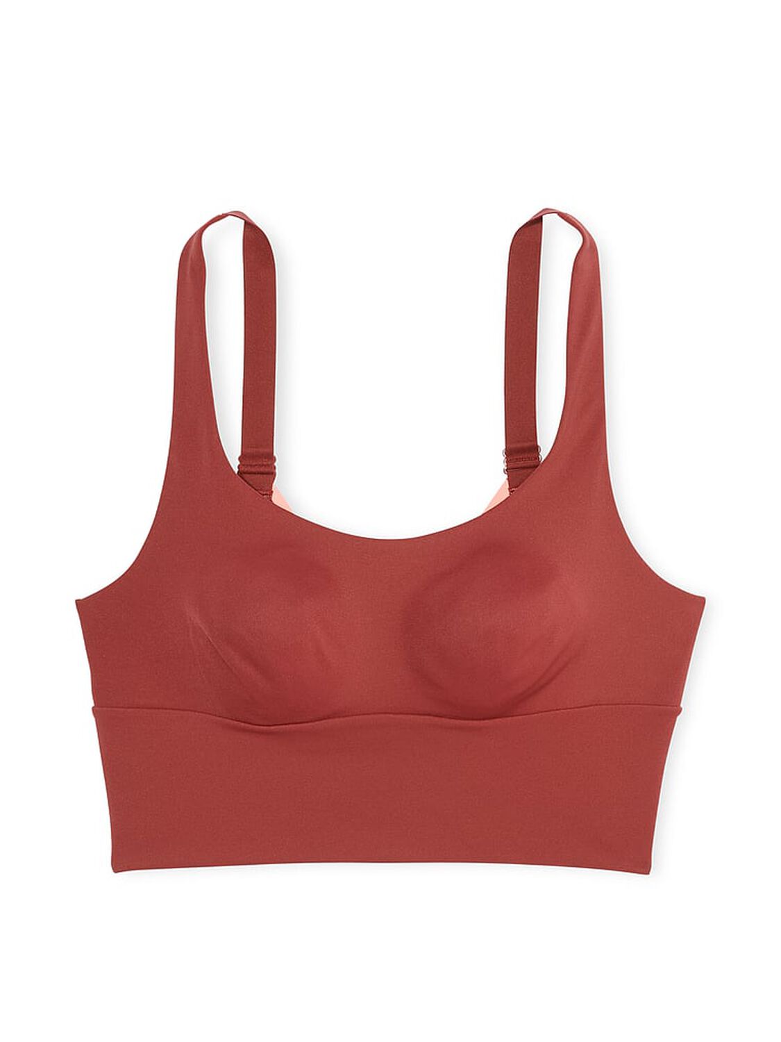 vs Vsx VSX Elevate™ Cross-Back Mesh Sports Bra Russet & Coral Flash 3 of 4 