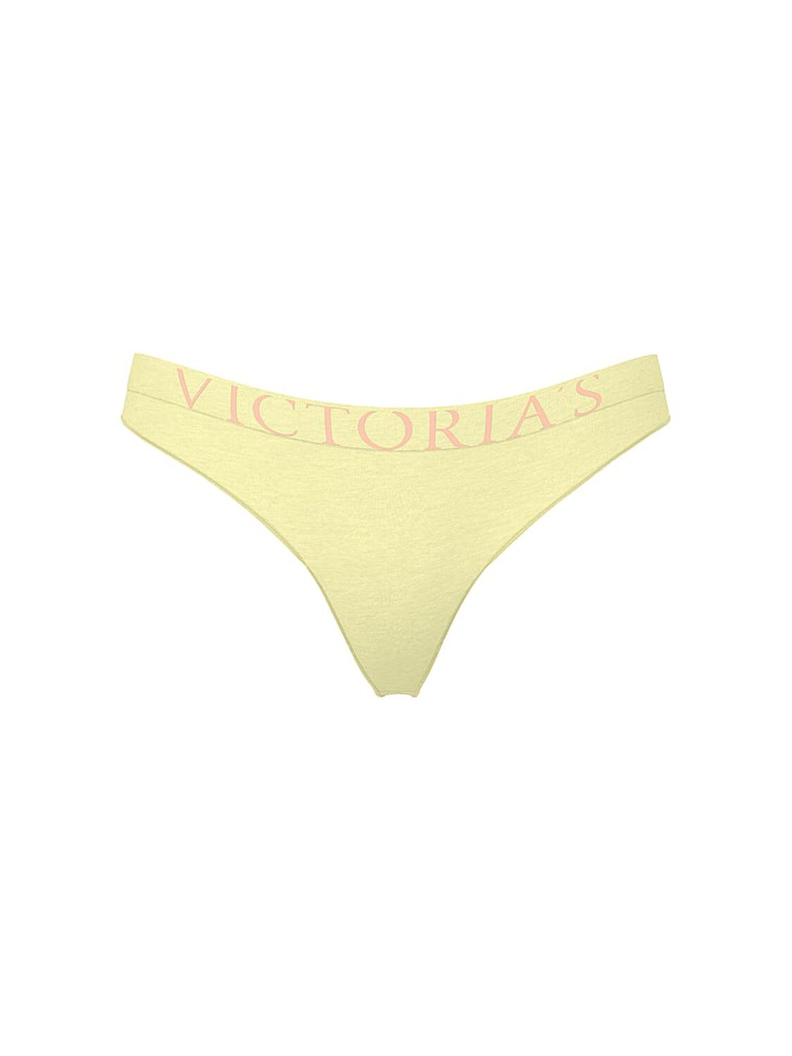 vs Cotton Exploded Logo Cotton Thong Panty Lemonade 3 of 3 