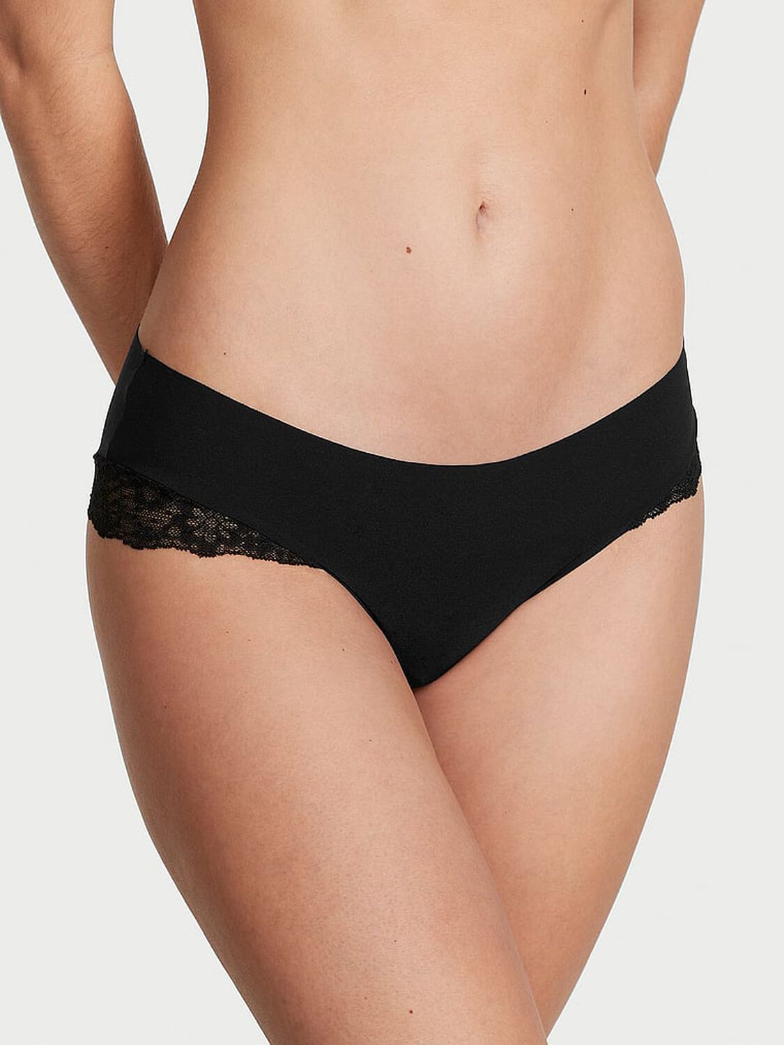 vs No-Show No-Show Lace-Trim Cheeky Panty 1 of 3 
