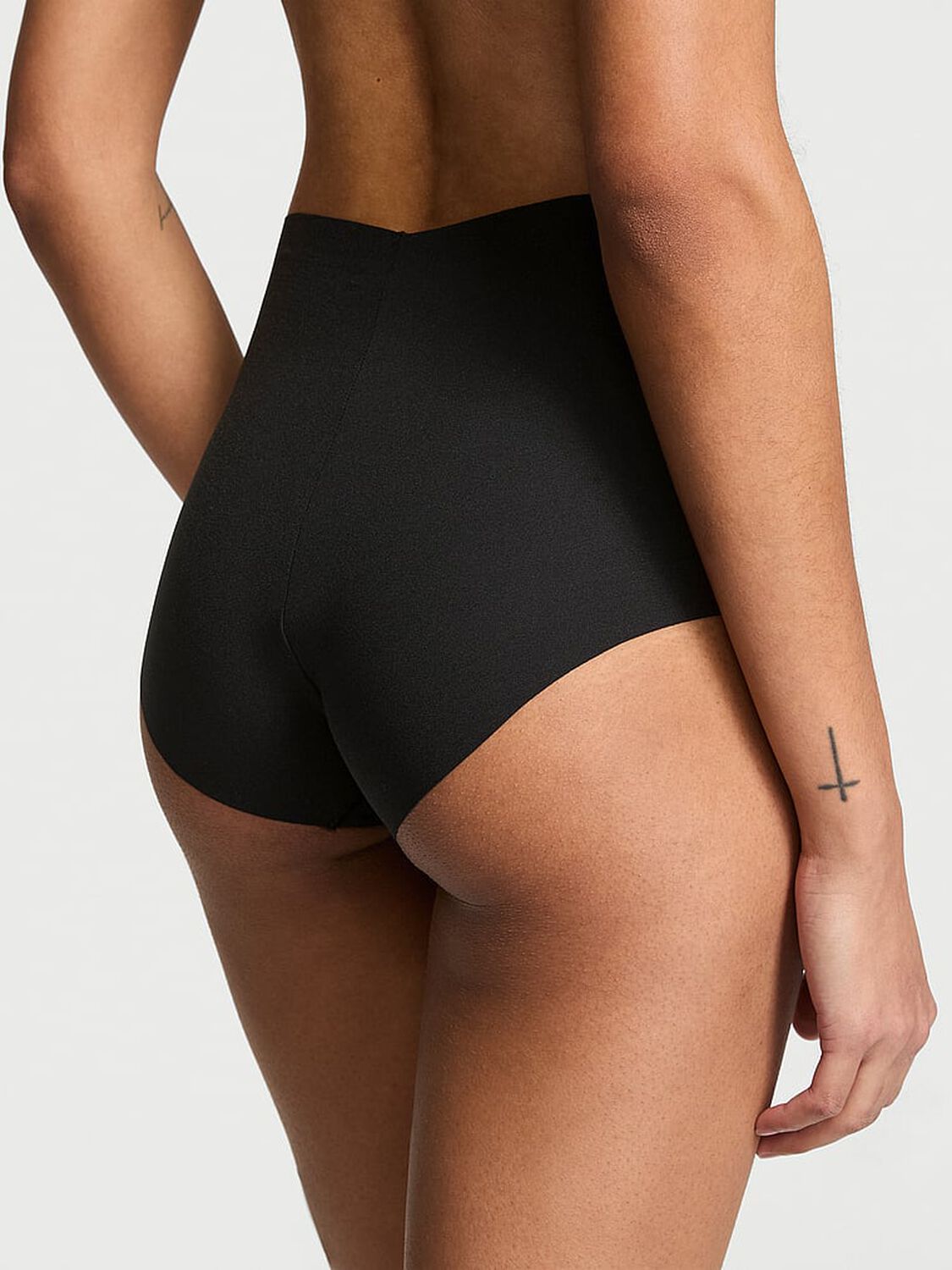 vs No-Show No-Show High-Waist Brief Panty Black 2 of 3 