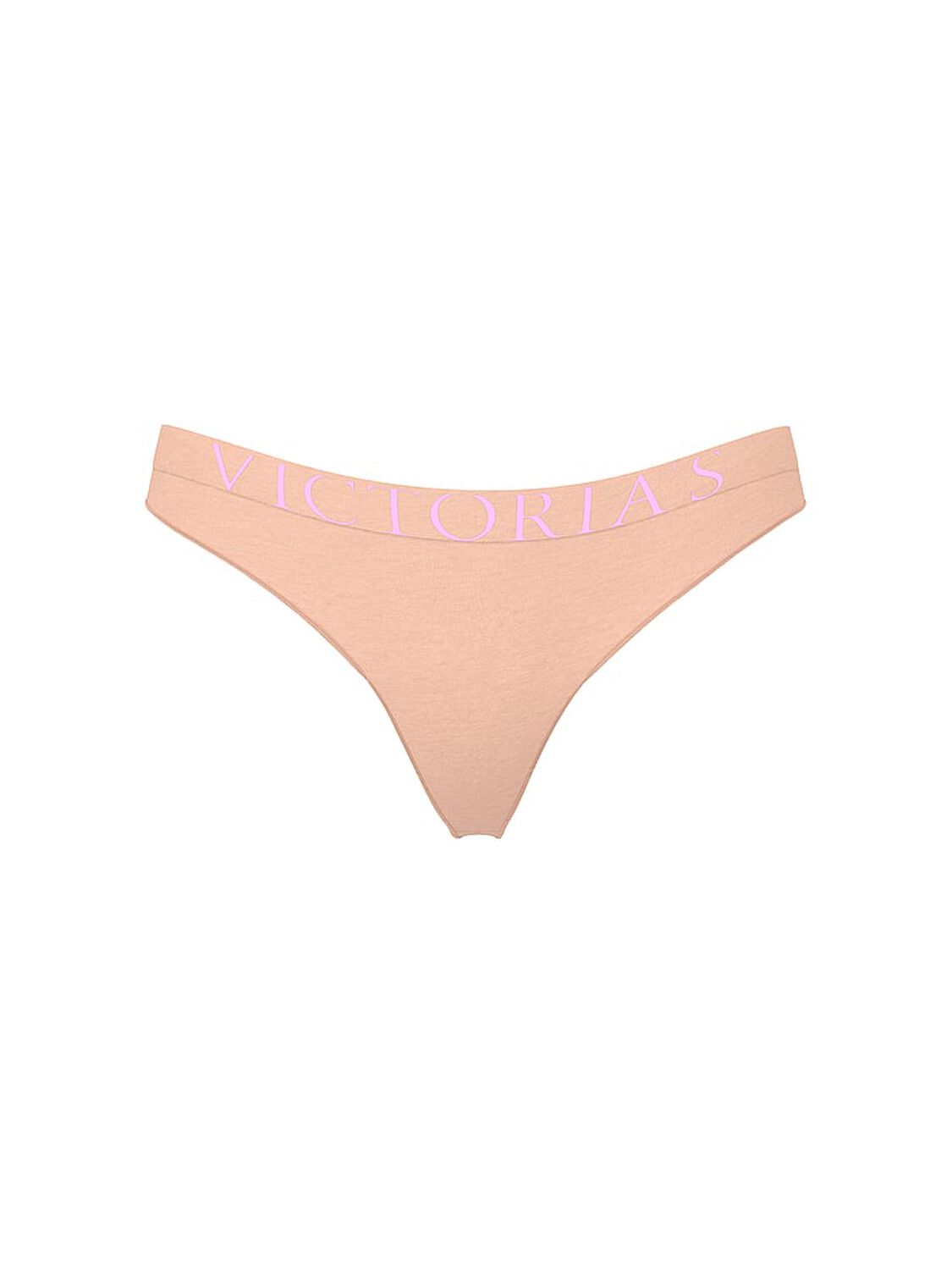 vs Cotton Exploded Logo Cotton Thong Panty Pink Gin 3 of 3 