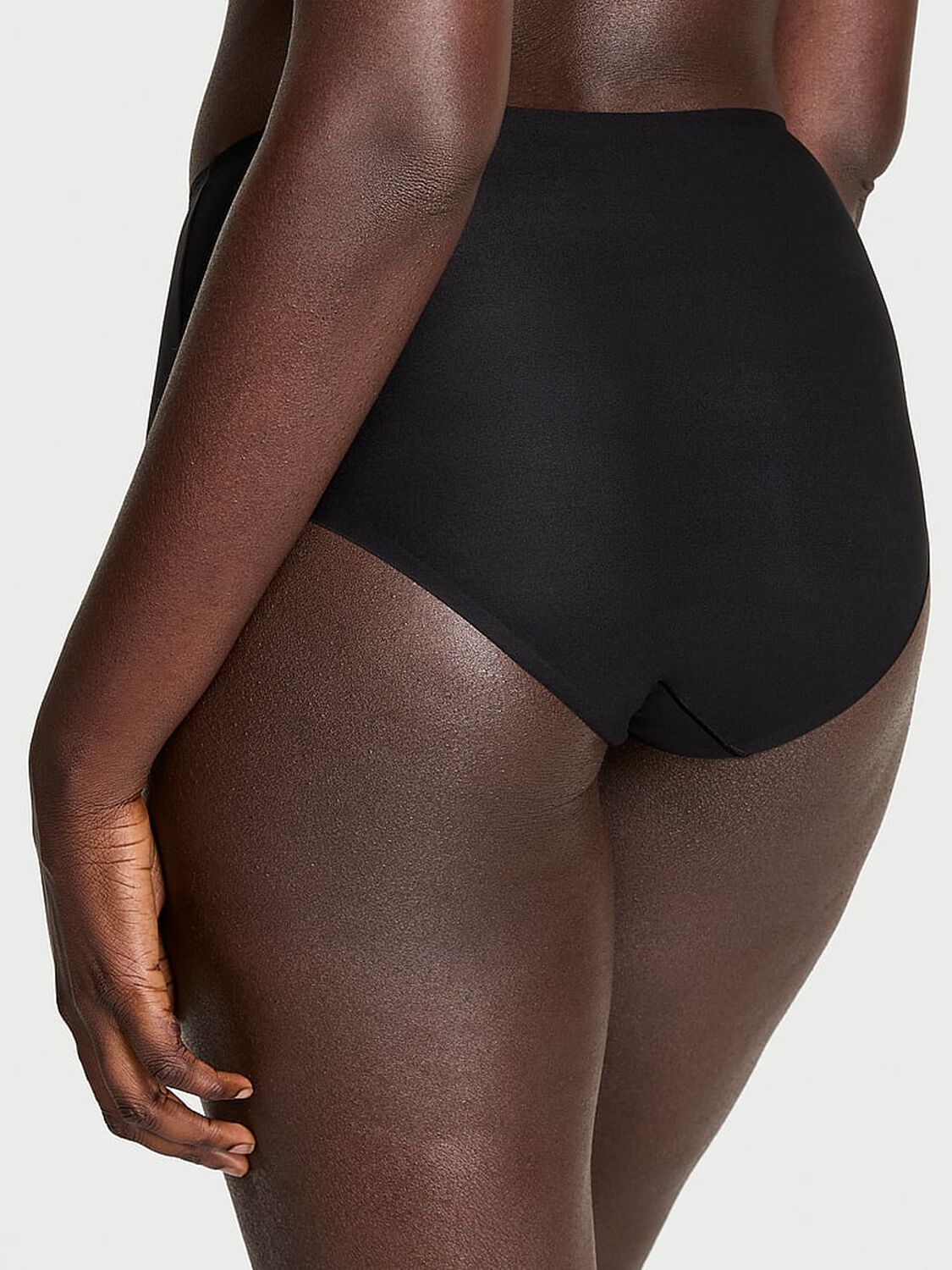 vs Body By Victoria Body by Victoria Flex Mid-Rise Modern Brief Panty Black 2 of 3 