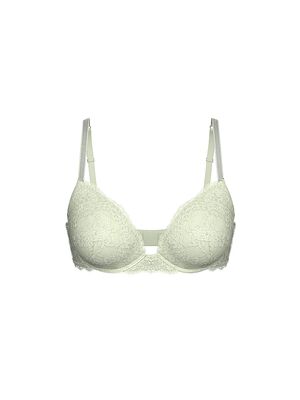 Twinkle Silver Lace Push-Up Bra
