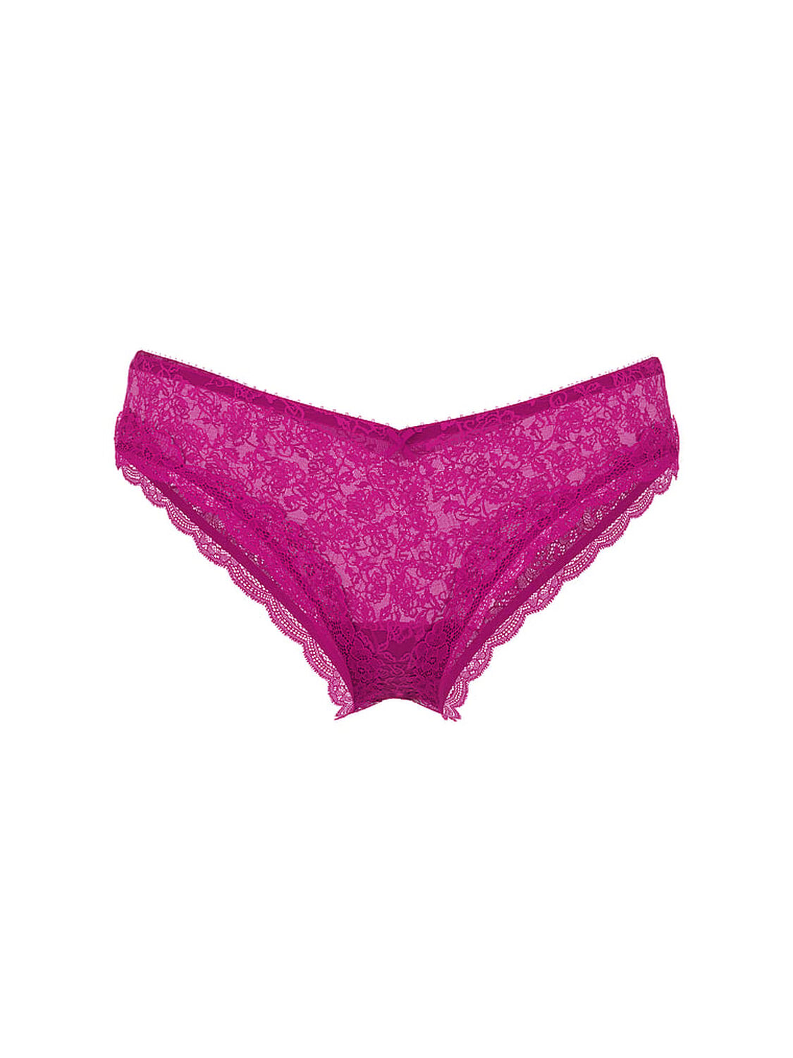 vs Victoria's Secret Tease Lace High-Leg Cheeky Panty Berrylicious 3 of 4 