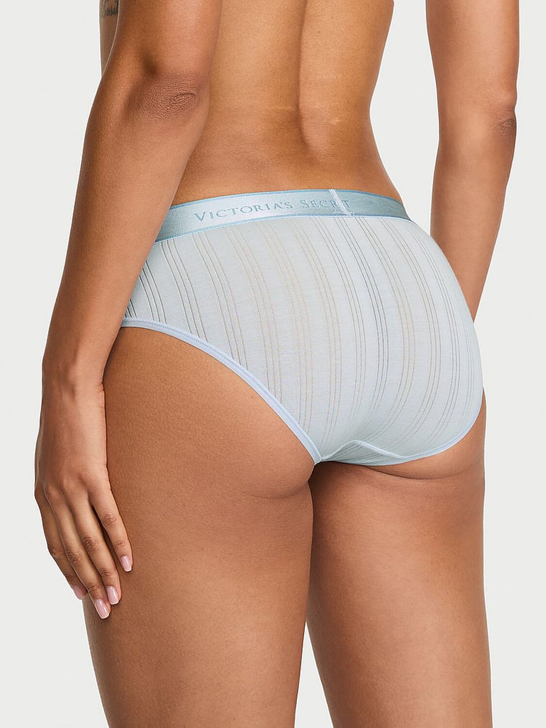 vs Cotton SoSoft&trade; Modal Ultra-Fine Logo Hiphugger Panty 2 of 3 