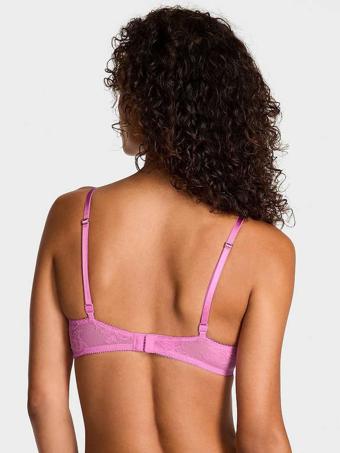vs Very Sexy Bombshell Add-2-Cups Rose Lace Push-Up Bra Playful Rose 2 of 3 