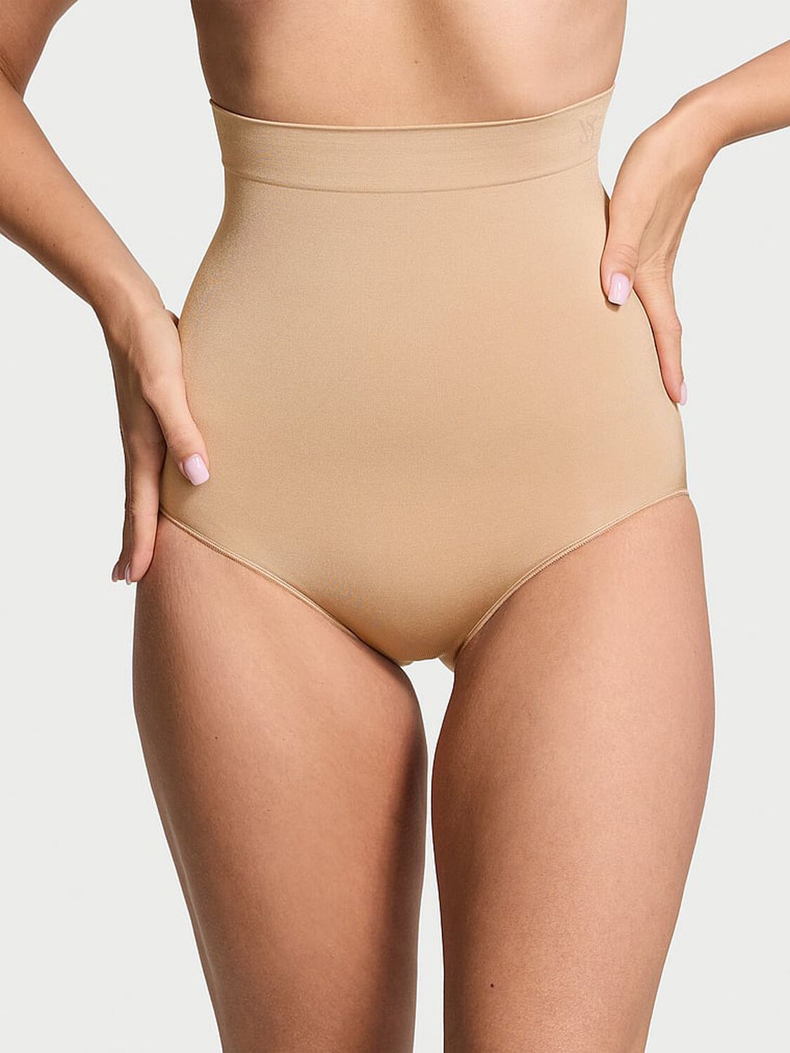 vs Victoria's Secret Shapewear by Victoria SeamlessShaping� High-Waist Brief Panty Praline 1 of 4 