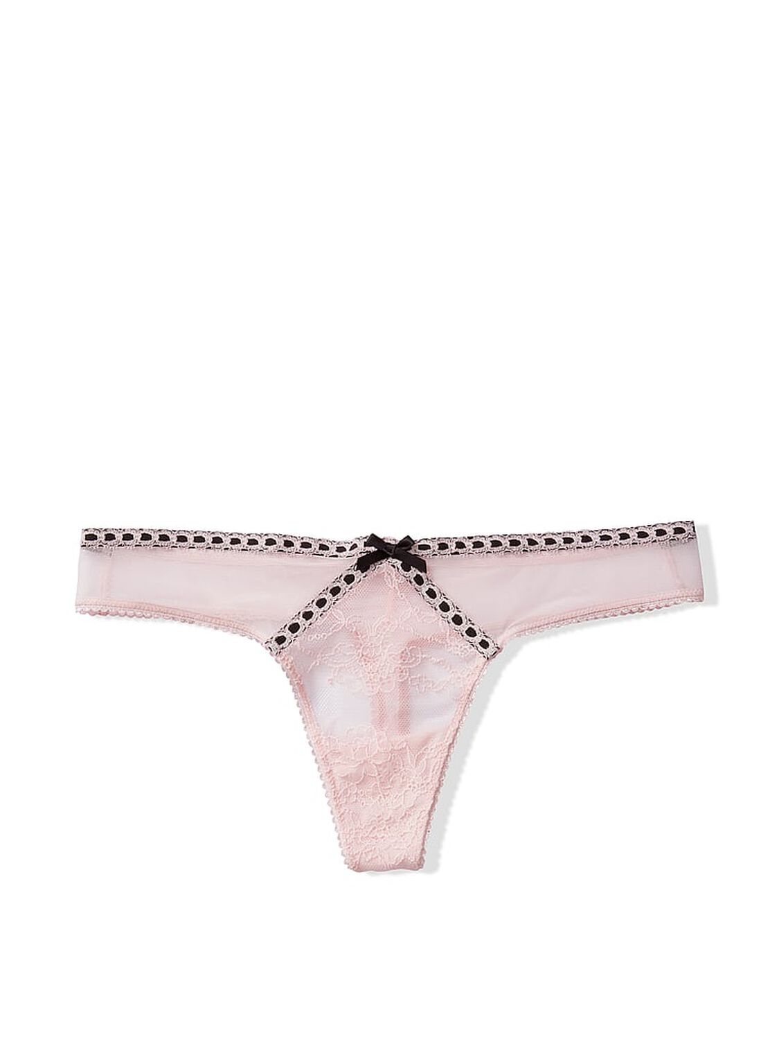 vs Dream Angels Lace Thong Panty Angel Pink 3 of 5 