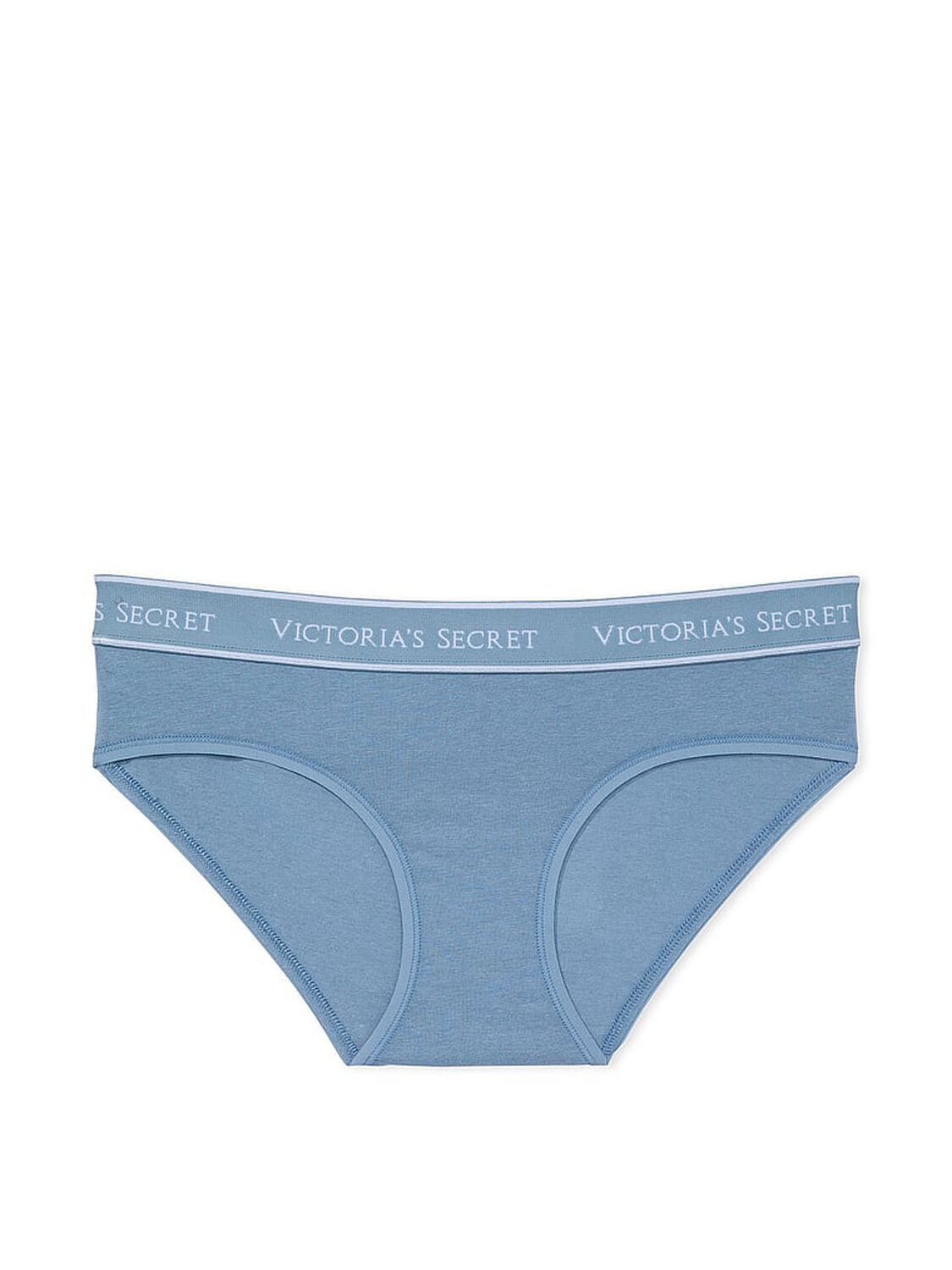 vs Cotton Logo Cotton Hiphugger Panty Faded Denim 3 of 3 