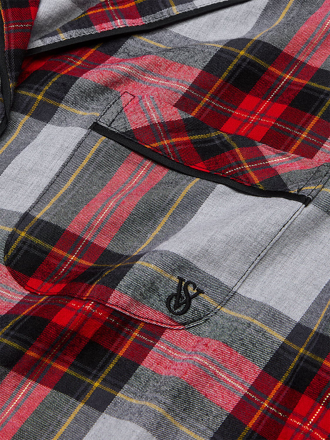 vs Victoria's Secret Flannel Long Pajama Set Pretty Tartan Plaid 4 of 4 