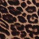 Cotton Lace-Waist Thong, Leopard, swatch