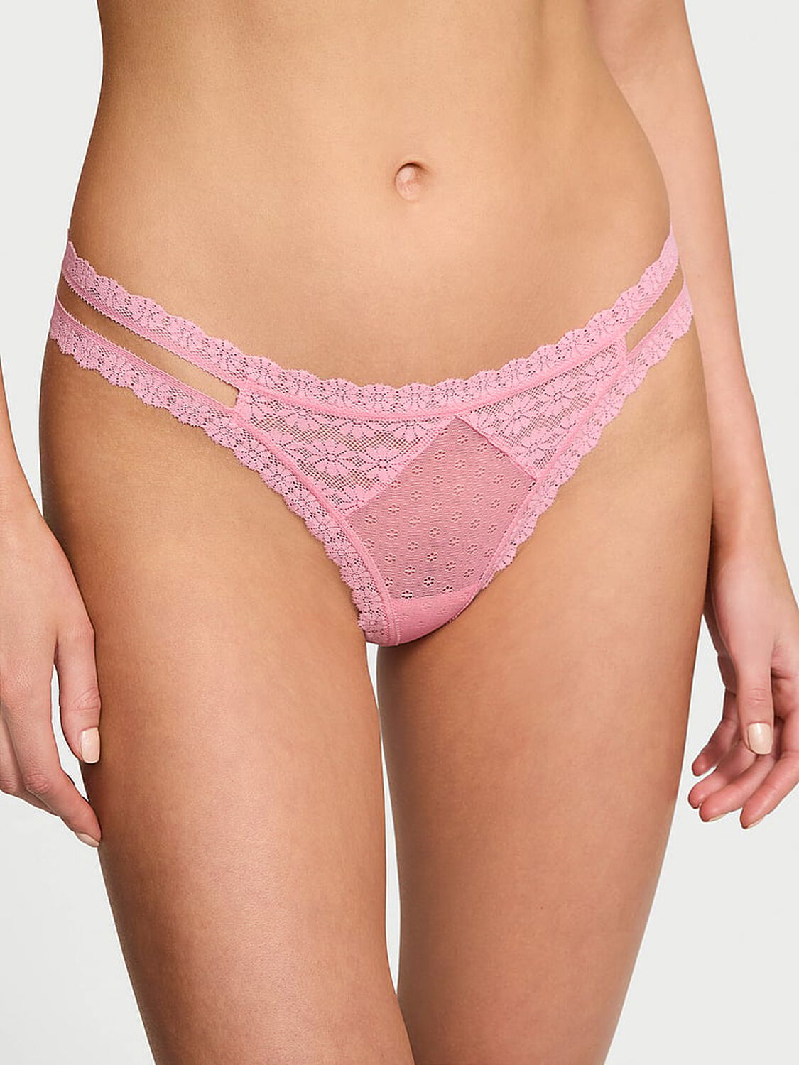vs The Lacie Daisy Lace Thong Panty 1 of 3 