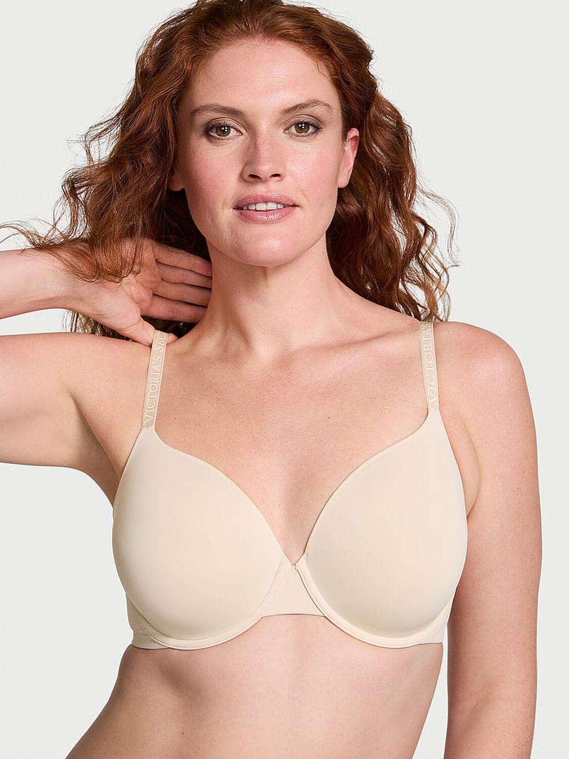 vs The T-Shirt Push-Up Perfect Shape Smooth Bra Marzipan 1 of 3 