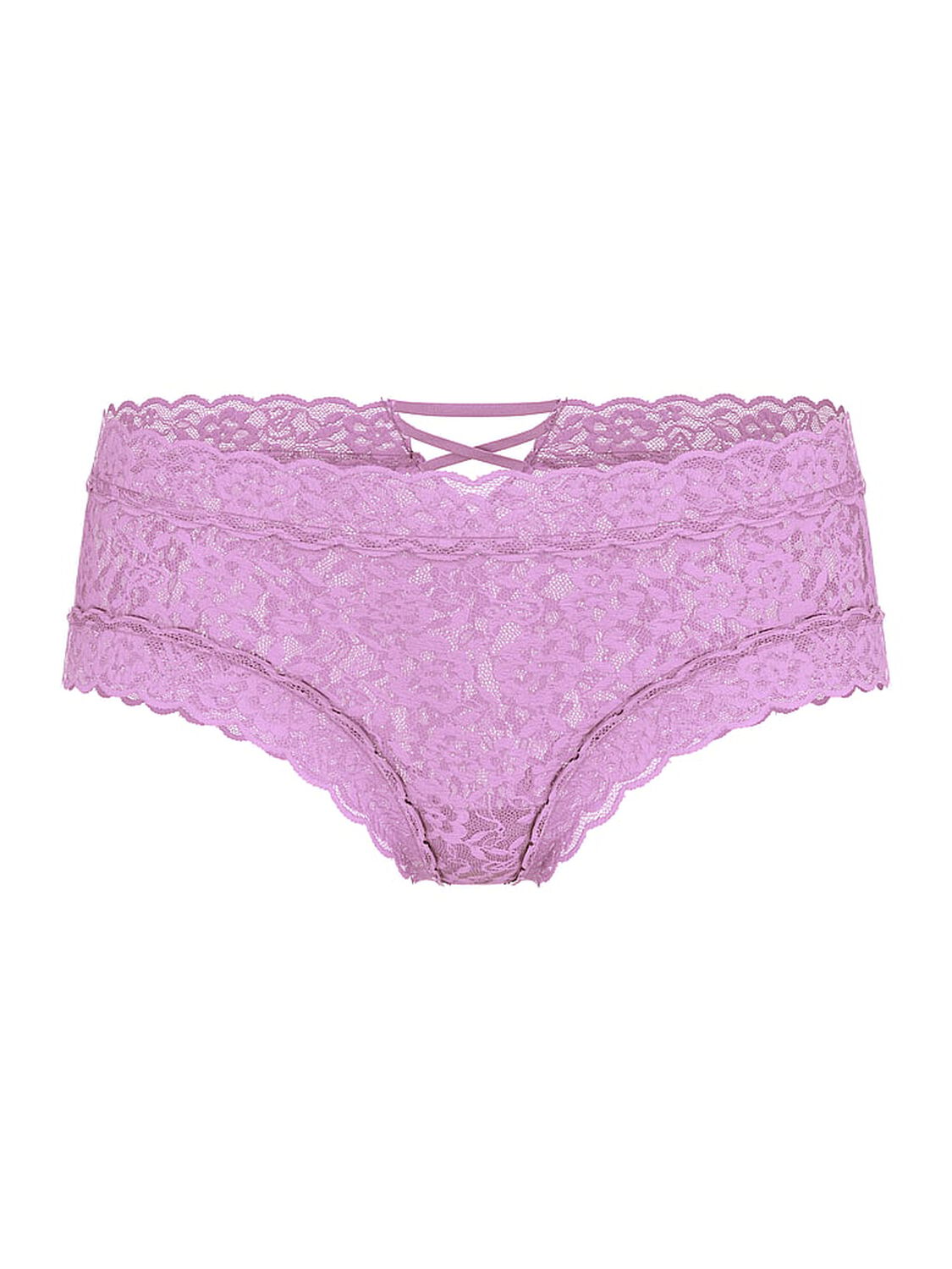 vs The Lacie Blossom Lace Strappy-Back Cheeky Panty Light Lilac 3 of 3 