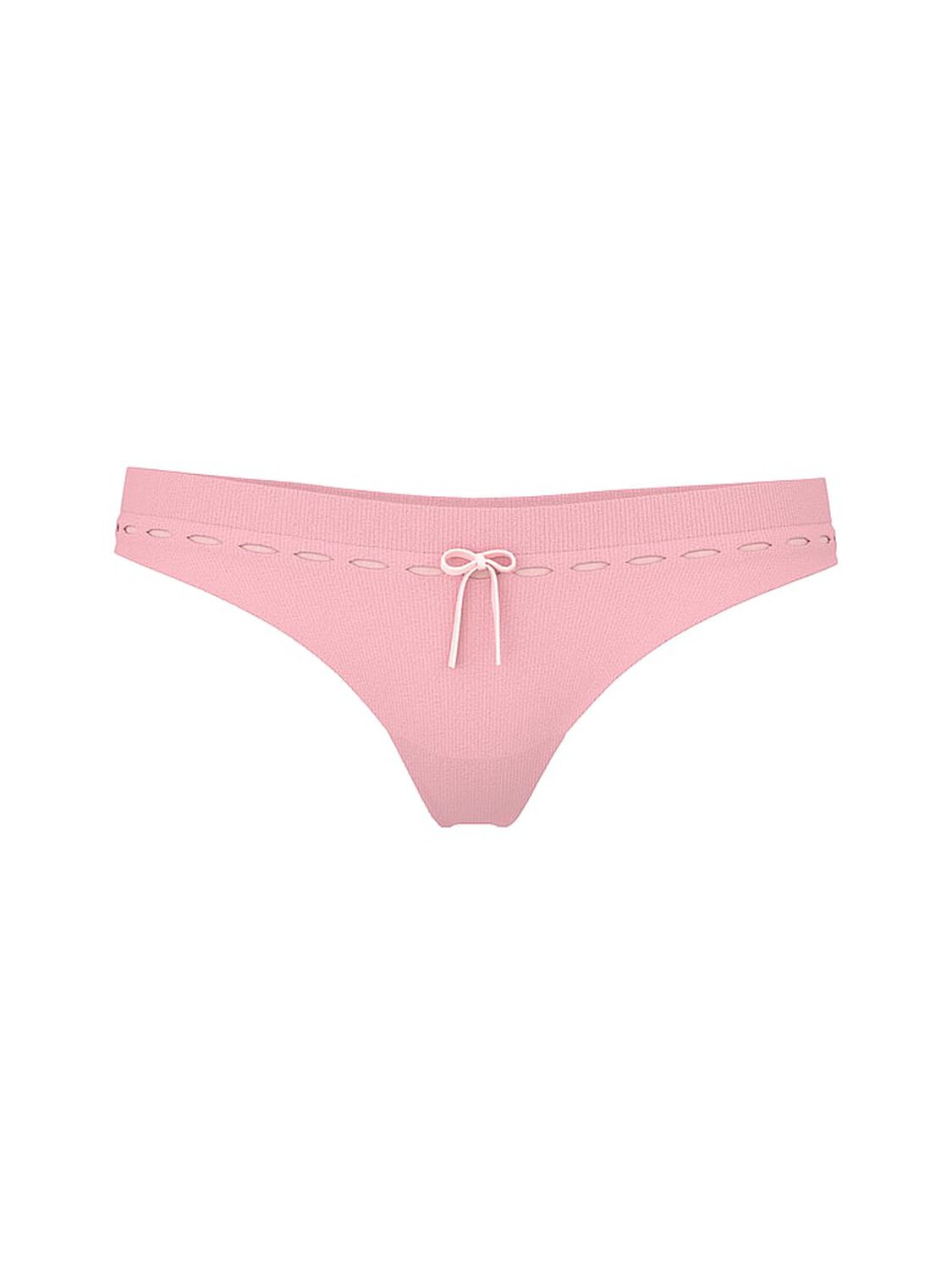 vs Seamless Seamless Ribbon Slot Bikini Panty Petal Pink 3 of 3 