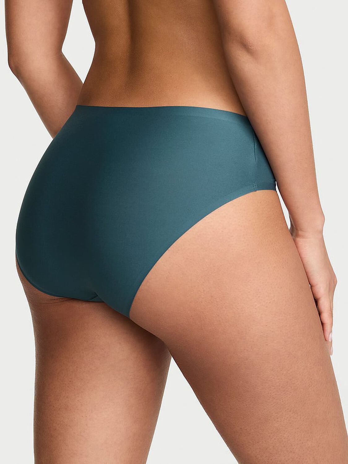 vs Body By Victoria Body by Victoria Flex Mid-Rise Bikini Panty Blue Mineral 2 of 2 