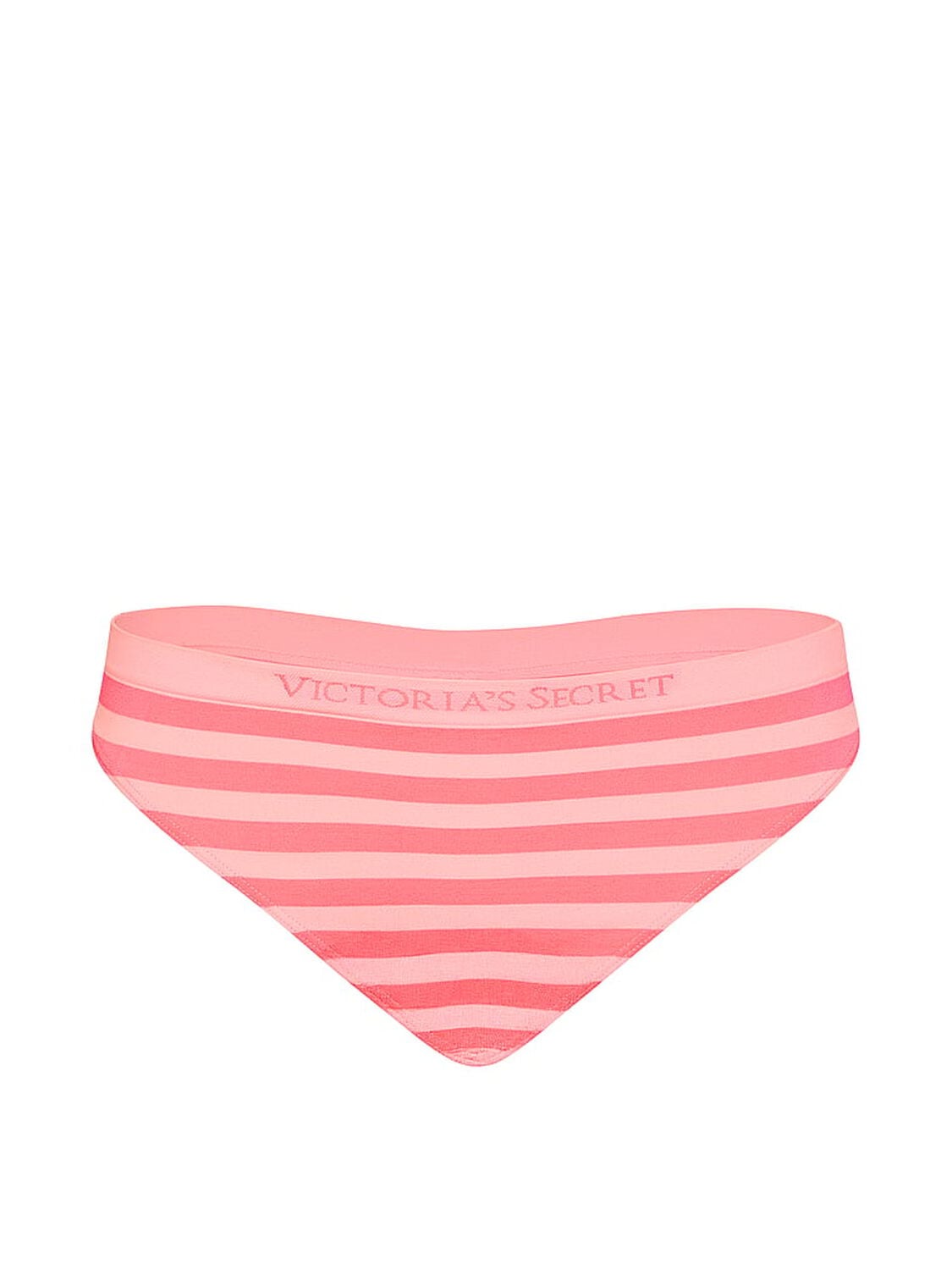 vs Seamless Seamless Thong Panty Pink Highlighter Beach Stripe 3 of 3 