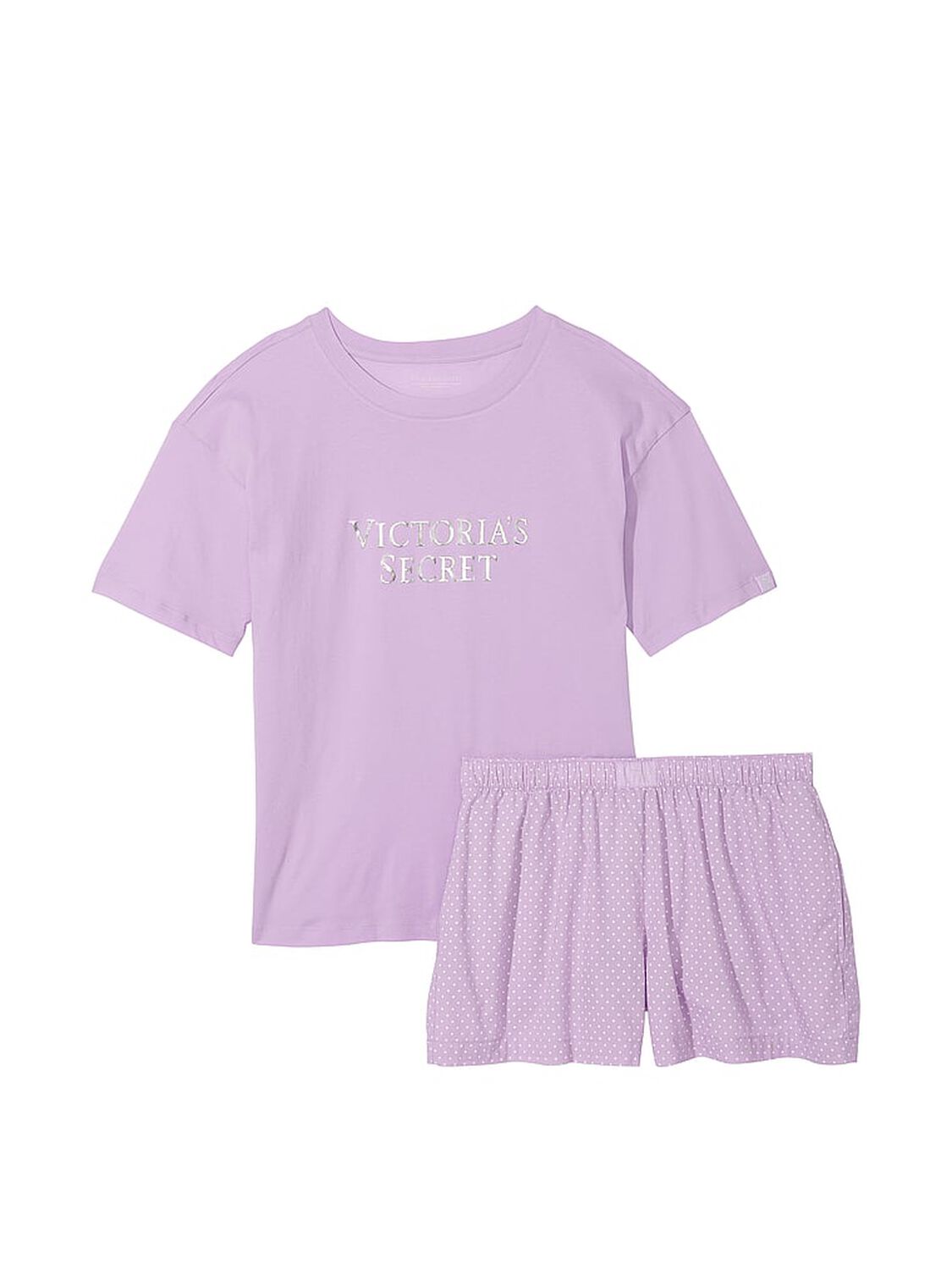 vs Victoria's Secret Cotton Short Tee-Jama Set 3 of 4 
