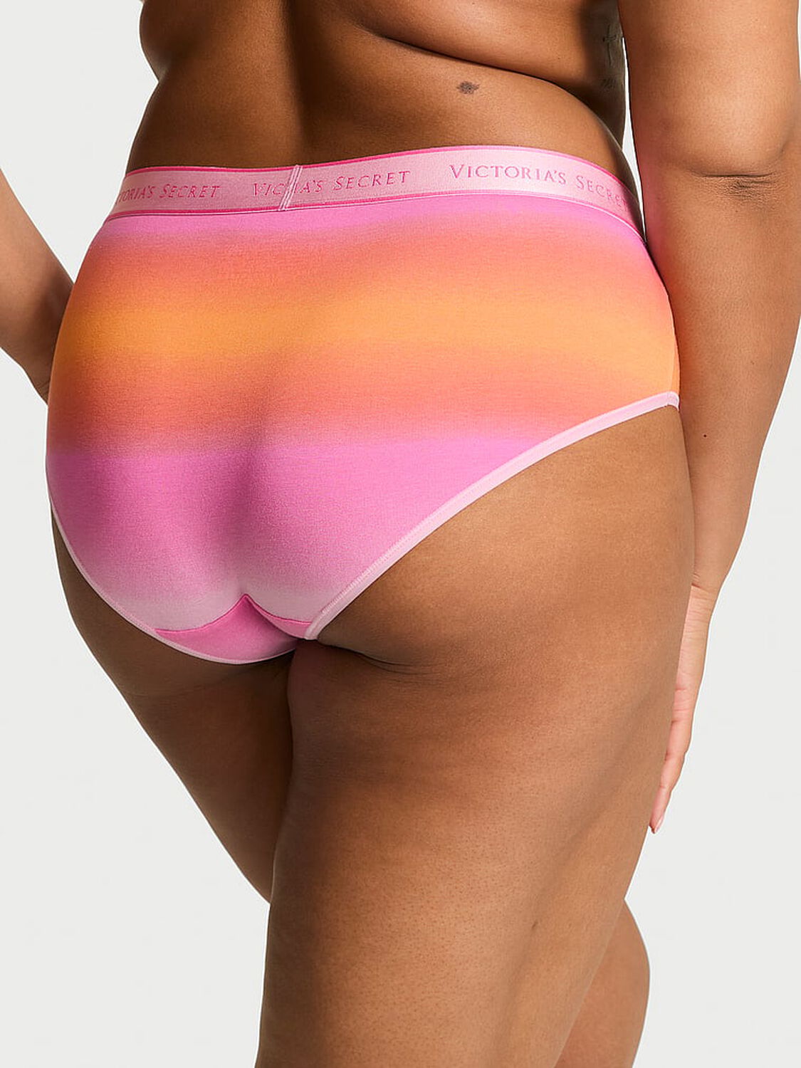 vs Cotton Logo Cotton Hiphugger Panty Pink Ombre 2 of 3 