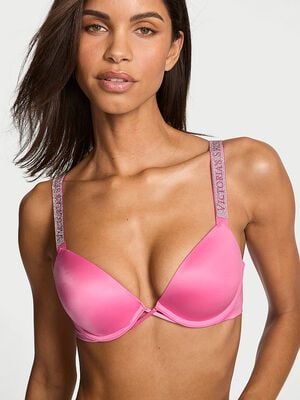 Shine Strap Push-Up Bra