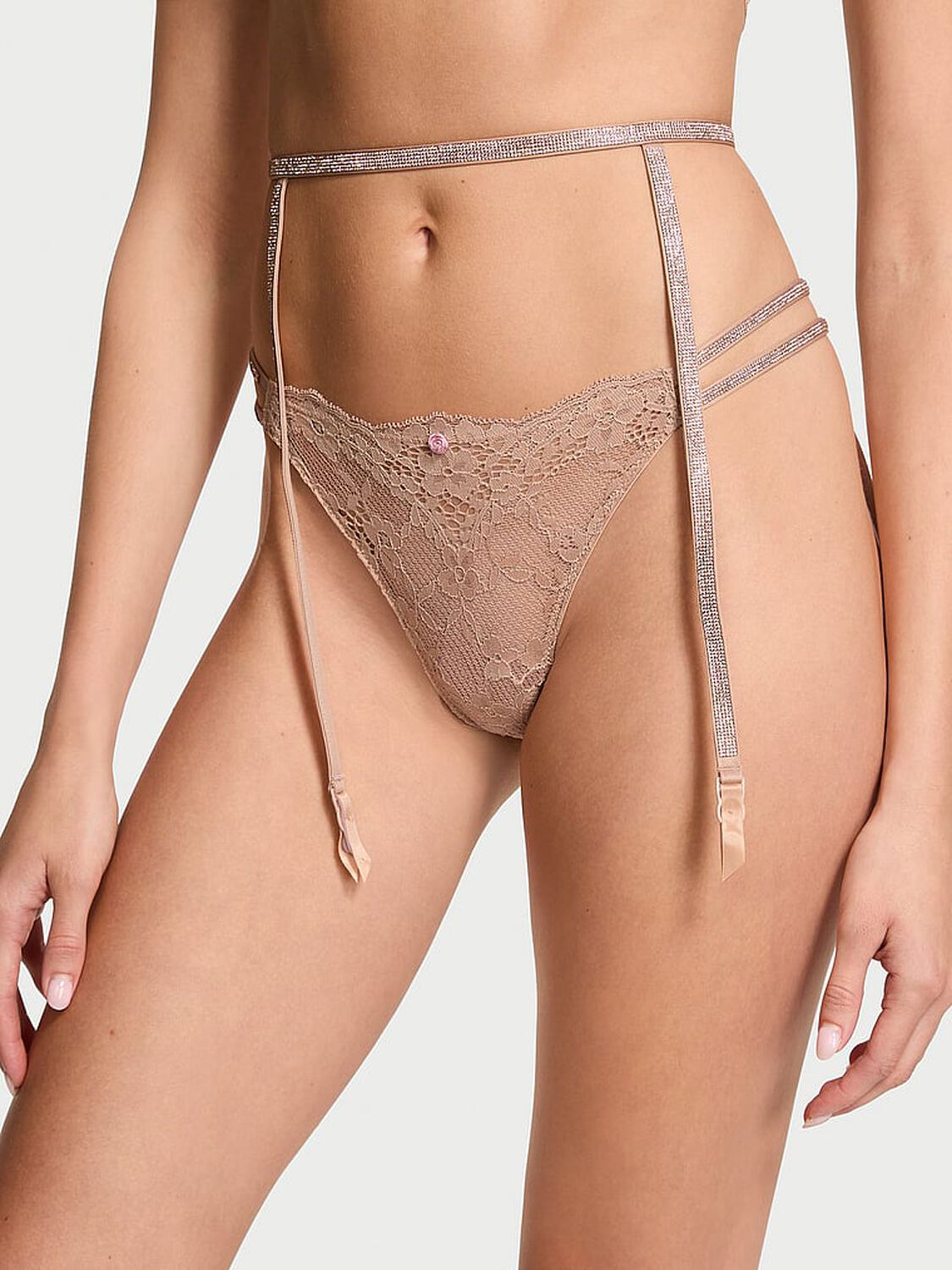 vs Dream Angels Twinkle Strap Garter Belt 1 of 3 