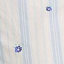 Mix & Match Sleep Heritage Cotton Pajama Pant, Linen Blue Floral Stripes, swatch