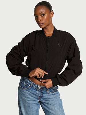 In-Flight Cropped Bomber Jacket