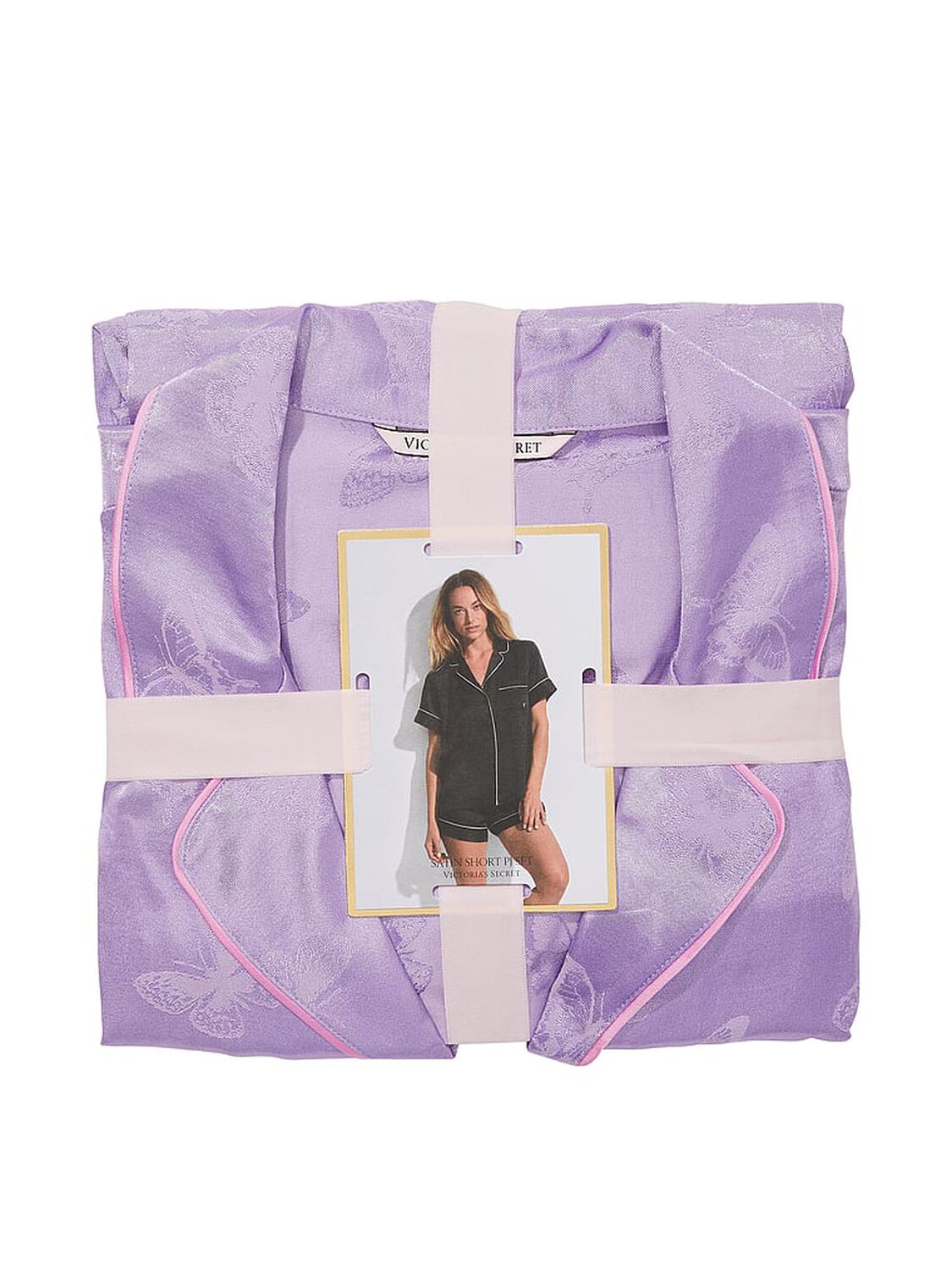 vs Victoria's Secret Satin Short PJ Set 4 of 4 
