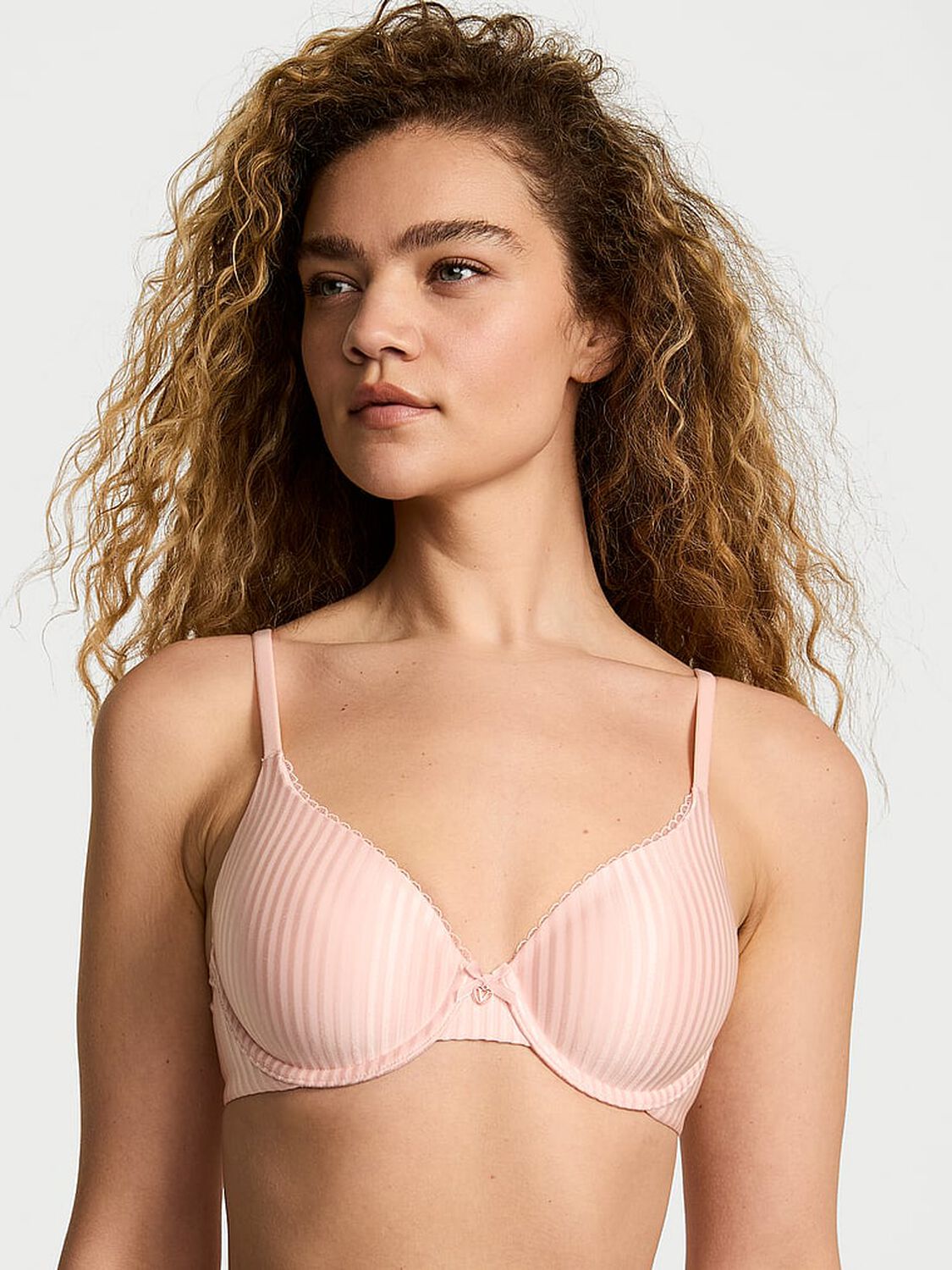 vs Body By Victoria Lightly Lined Full-Coverage Bra Purest Pink 1 of 3 