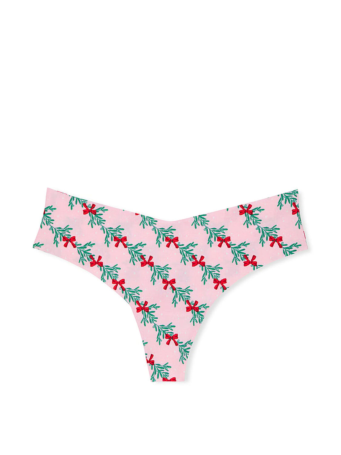 vs No-Show No-Show Thong Panty Pretty Blossom Mistletoe 1 of 2 