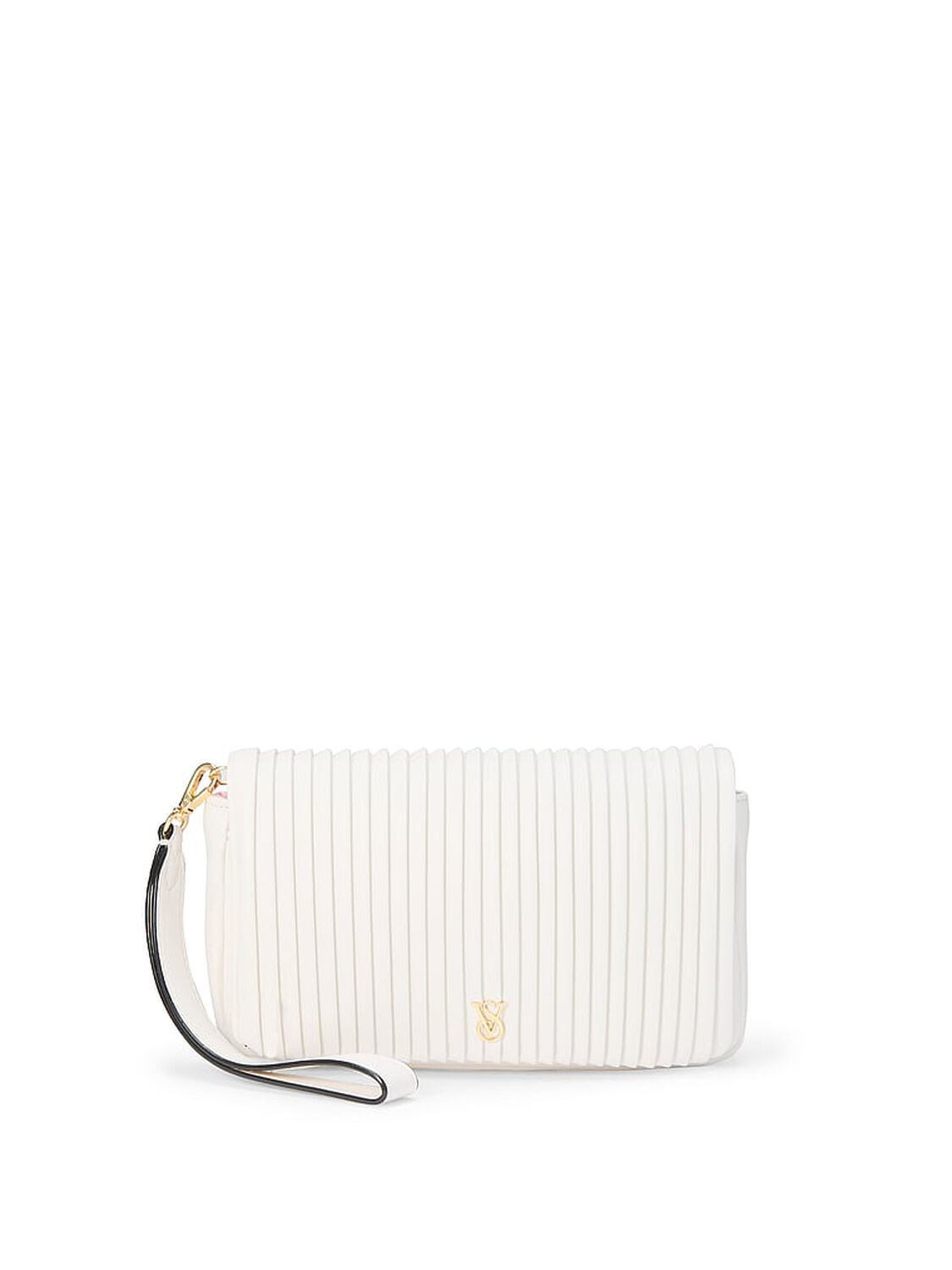 vs Victoria's Secret Phone Wristlet Coconut White 1 of 3 