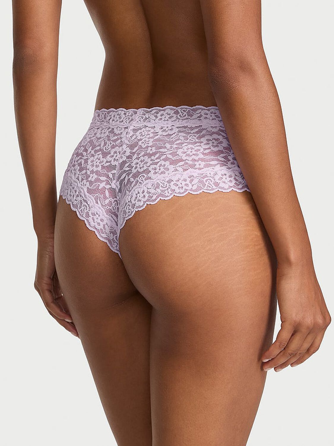 vs The Lacie Blossom Lace Cheeky Panty Delicate Violet 2 of 3 