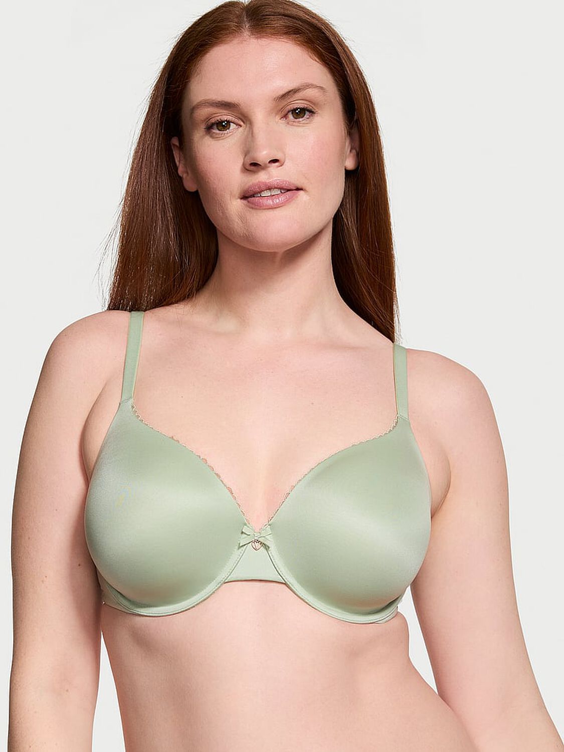 vs Body By Victoria Lightly Lined Full-Coverage Smooth Bra Soft Green 1 of 4 
