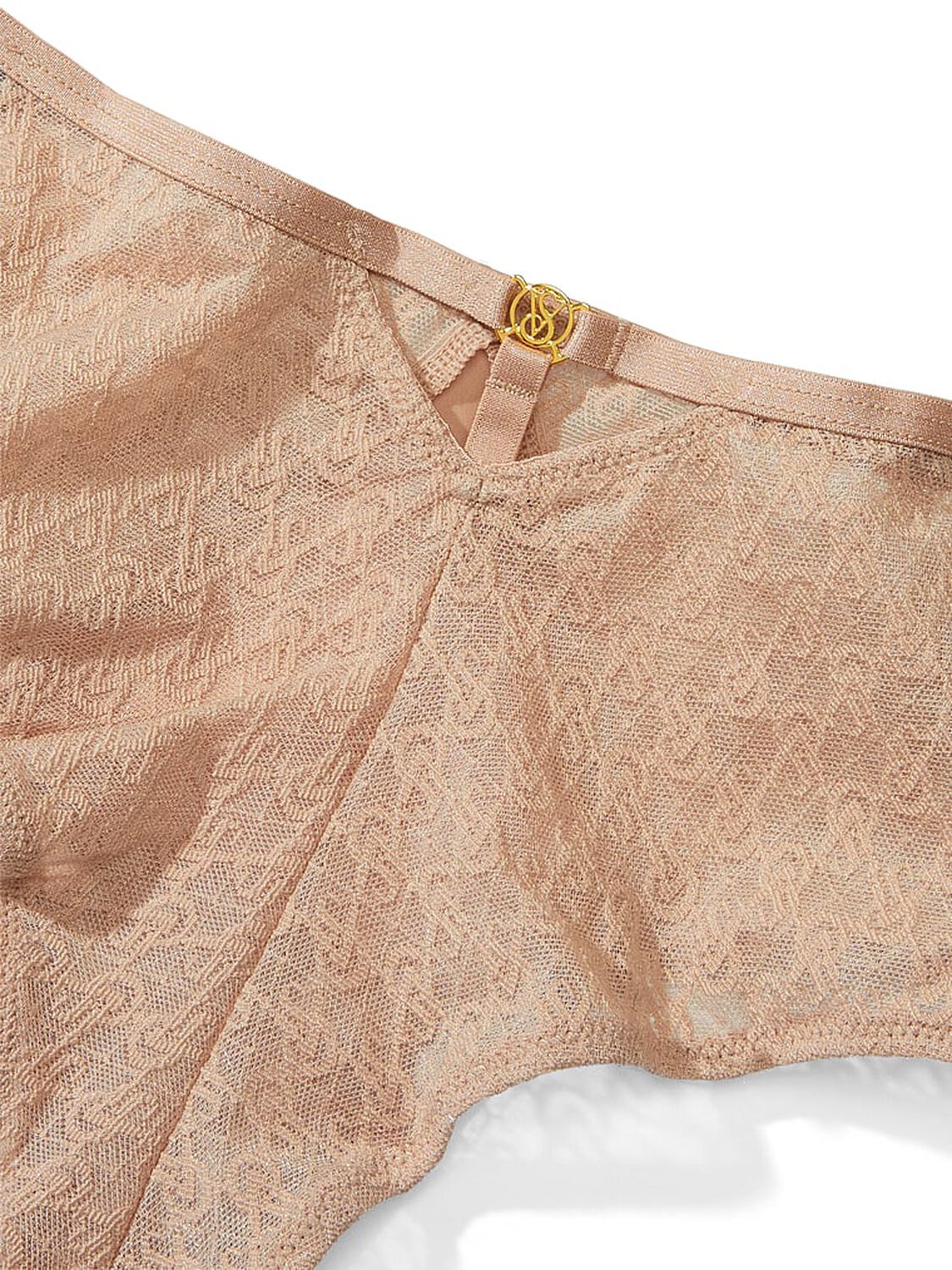 vs Very Sexy Icon by Victoria's Secret Icon Lace Cheeky Panty Praline 4 of 4 