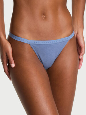 Stretch Cotton V-String Panty