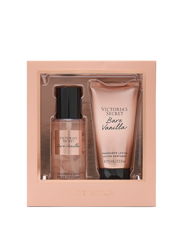 Victoria's Secret バニラレース 2本セット Fragrance Mist 2-Piece Gift Set Bare Vanilla 75ML/2.5OZ