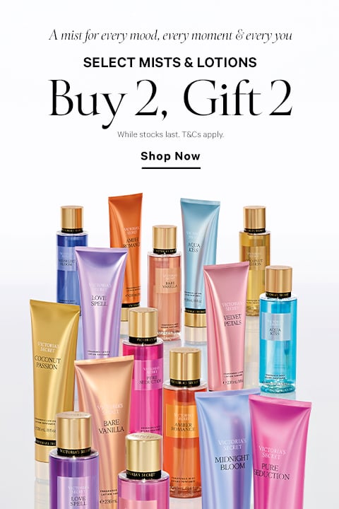 Buy 2, Gift 2 Mist & Lotions